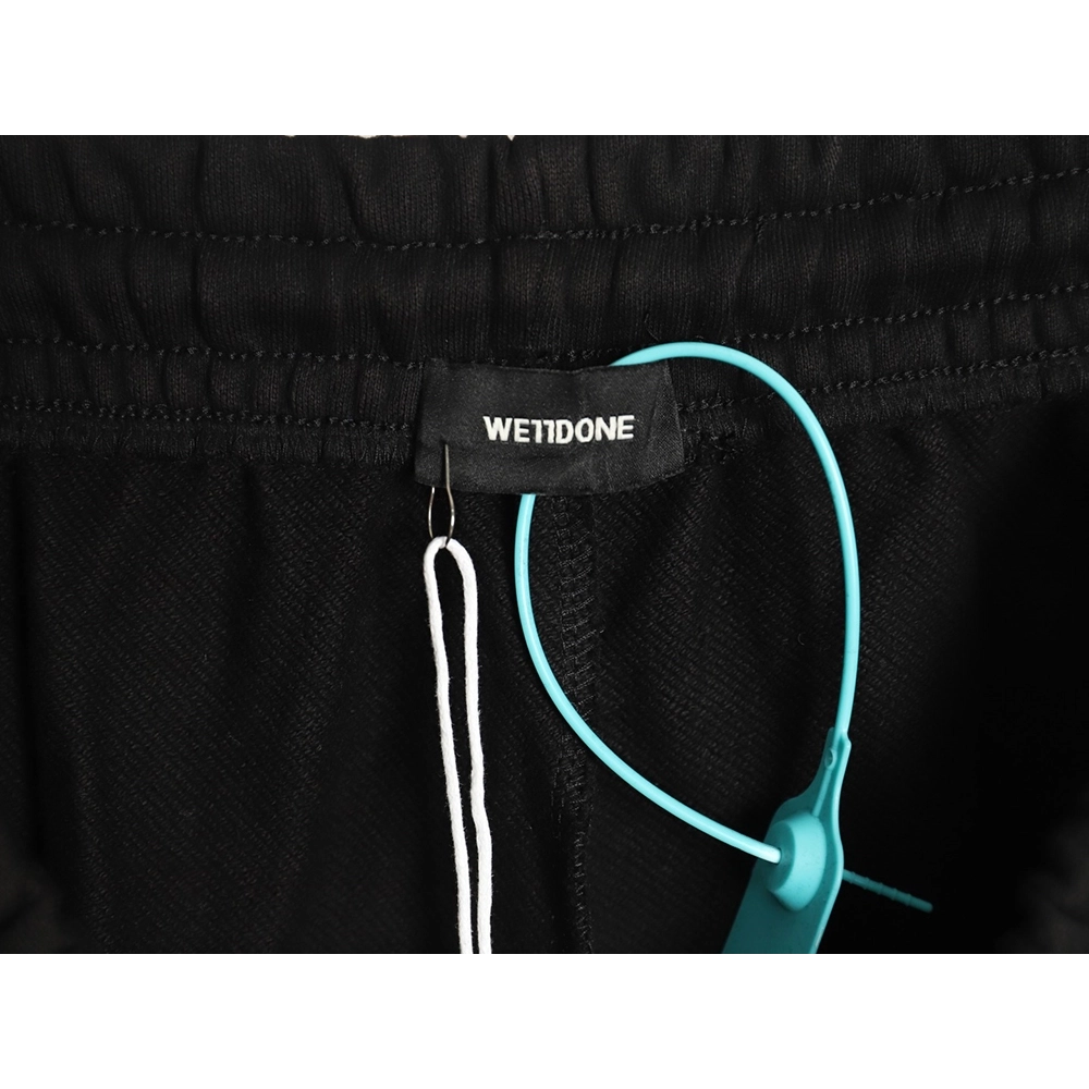 We11 Done Pearl LOGO Rhinestone Casual Pants,We11done