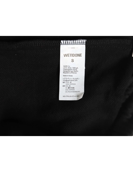 We11 Done Pearl LOGO Rhinestone Casual Pants,We11done