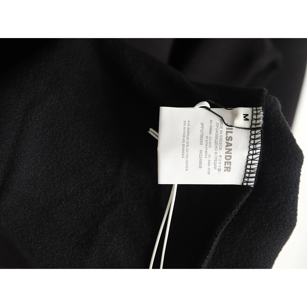 JIL SANDER Womens Long Sleeve Turtleneck T-Shirt TSK1,JIL SANDER