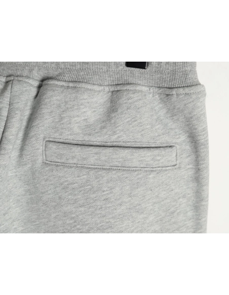 Dior round embroidery ribbon fleece trousers,Dior