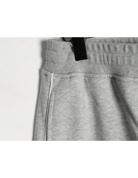 Dior round embroidery ribbon fleece trousers,Dior