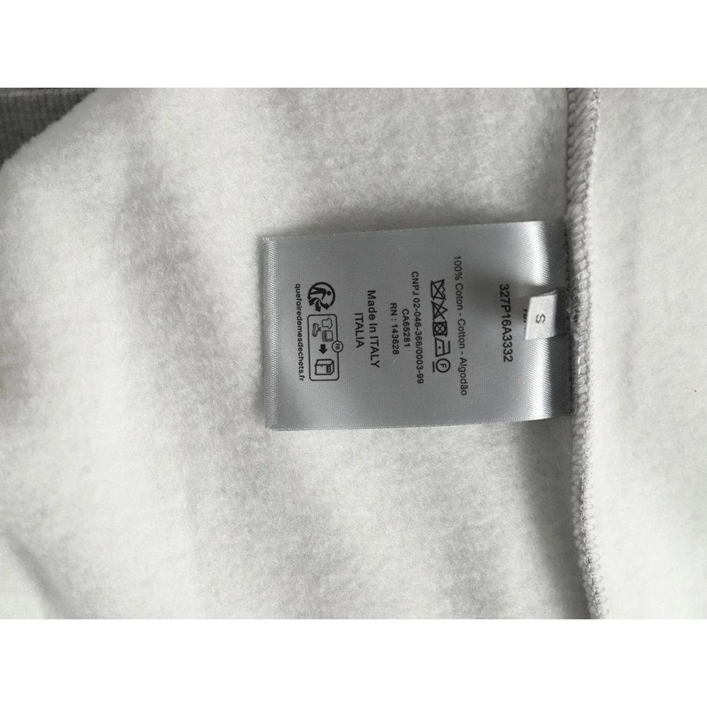 Dior Circular Embroidery Half Zip Stand Collar Sweatshirt,Dior