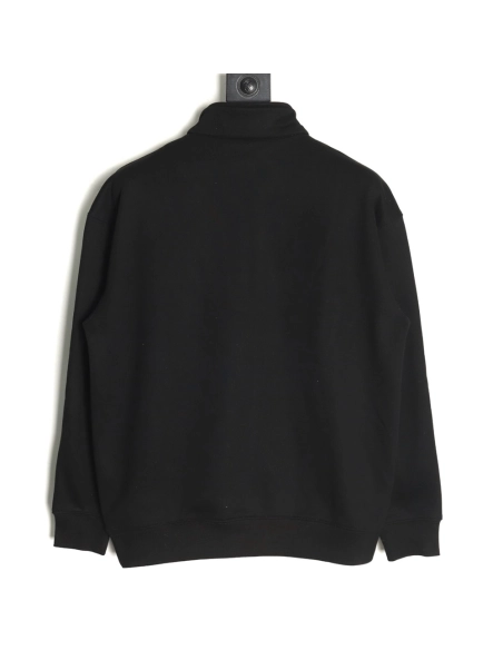 Dior Circular Embroidery Half Zip Stand Collar Sweatshirt TSK2,Dior