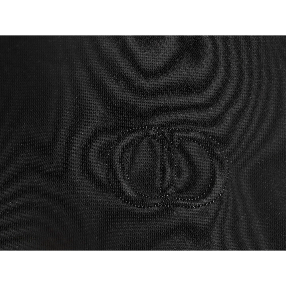 Dior Circular Embroidery Half Zip Stand Collar Sweatshirt TSK2,Dior