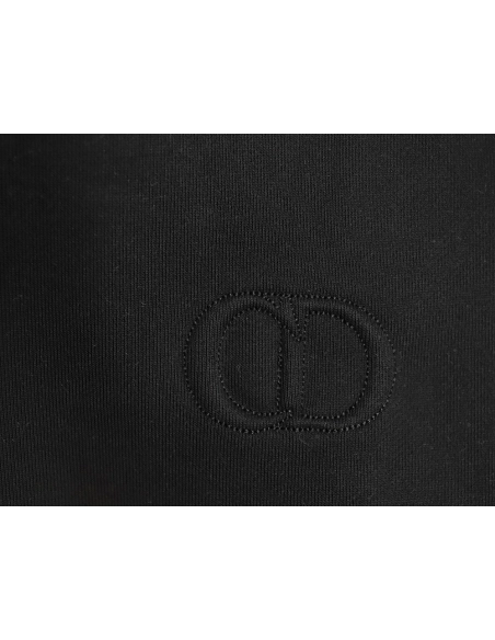 Dior Circular Embroidery Half Zip Stand Collar Sweatshirt TSK2,Dior