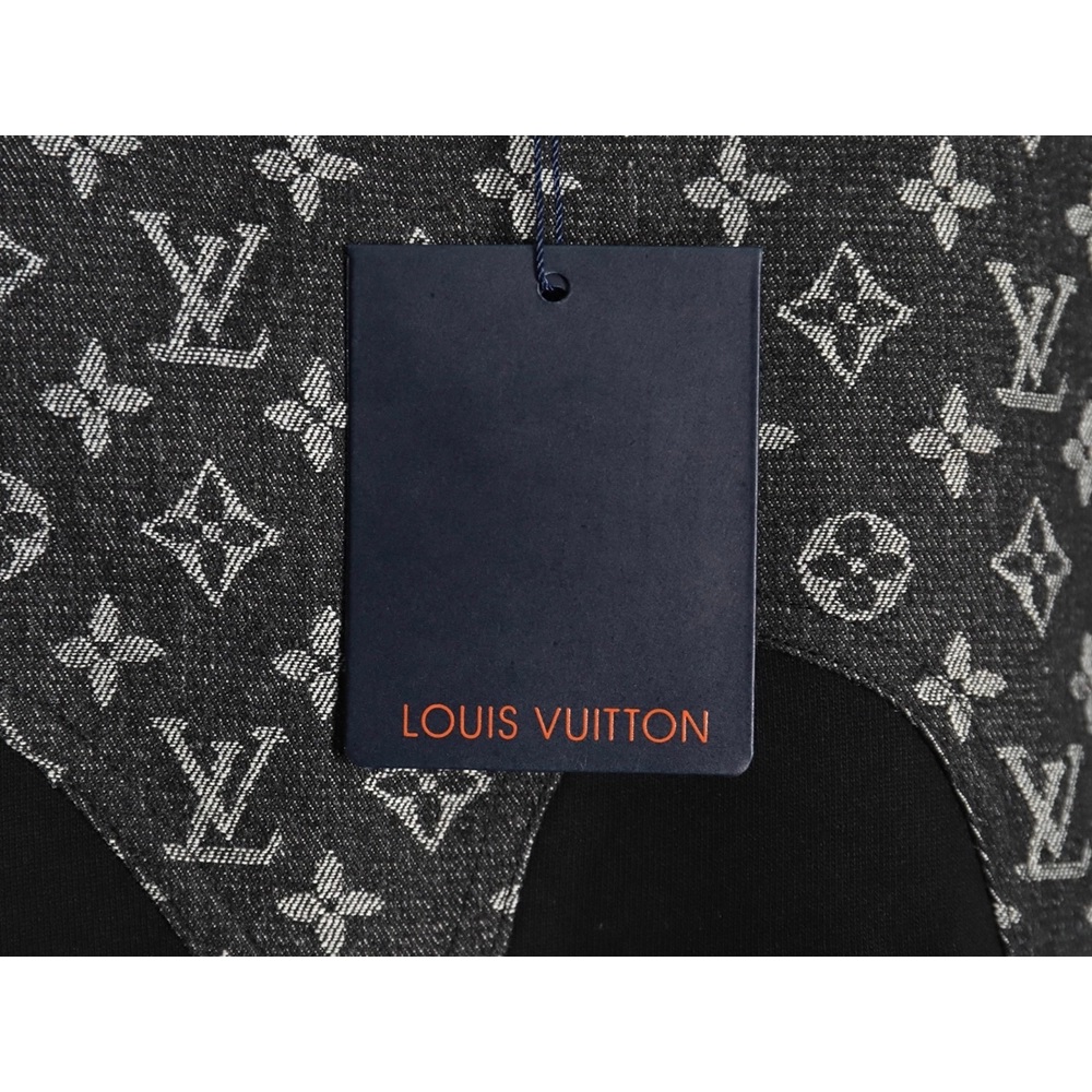 Louis Vuitton monogram stitching round neck long-sleeved T-shirt,Louis Vuitton