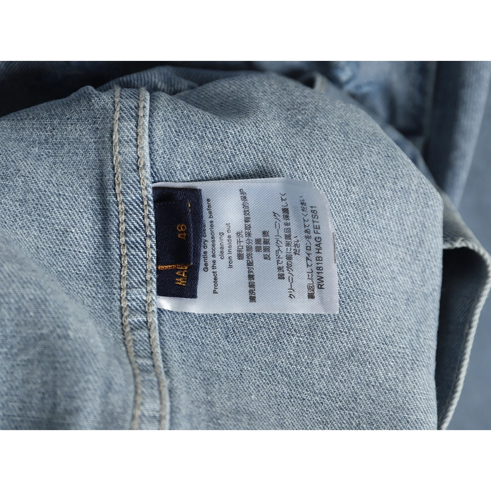 Louis Vuitton laser-positioned LoGo distressed denim jacket,Louis Vuitton