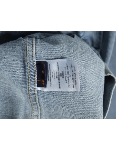 Louis Vuitton laser-positioned LoGo distressed denim jacket,Louis Vuitton