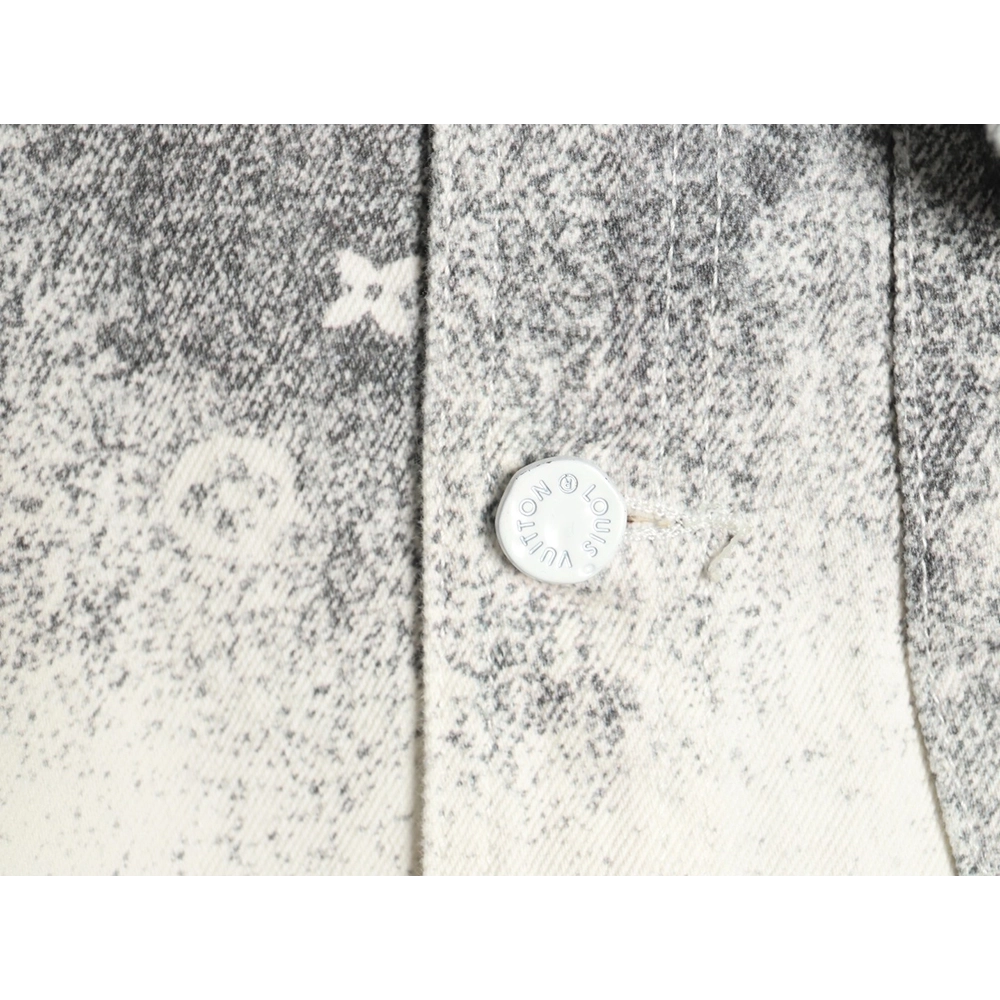 Louis Vuitton Gradient Starry Grey Denim Jacket,Louis Vuitton