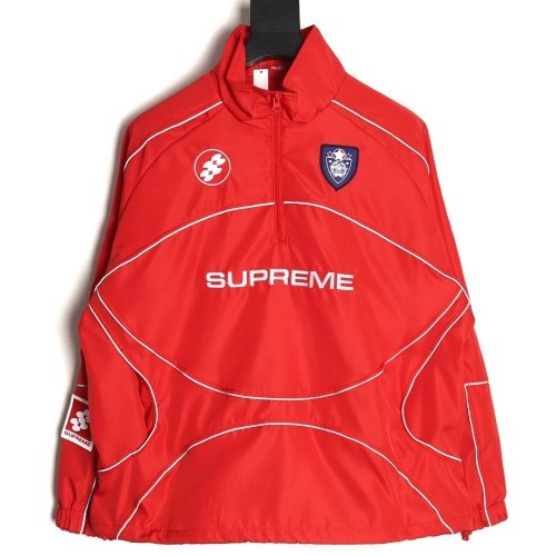 Supreme 3M reflective half-zip pullover jacket,Supreme