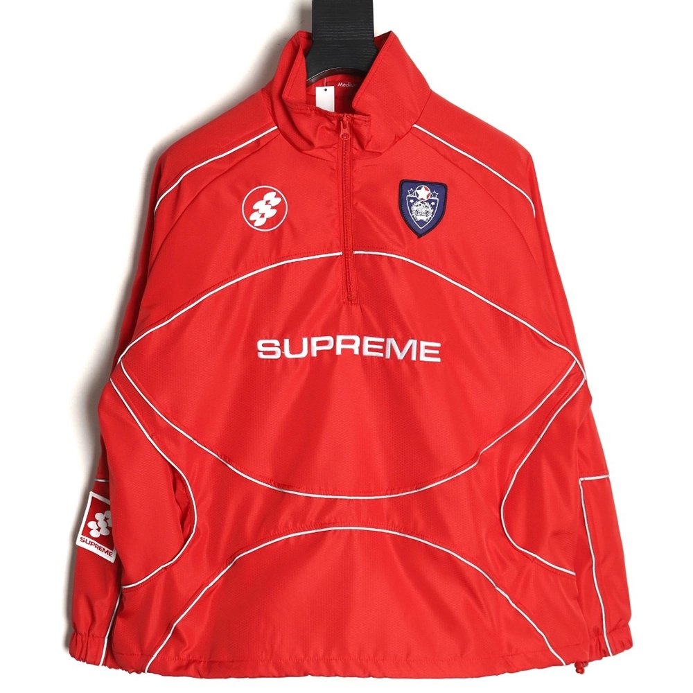 Supreme 3M reflective half-zip pullover jacket,Supreme