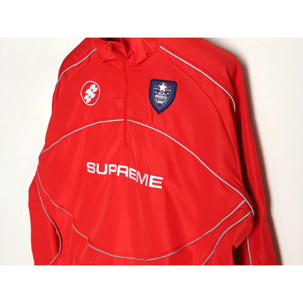 Supreme 3M reflective half-zip pullover jacket,Supreme