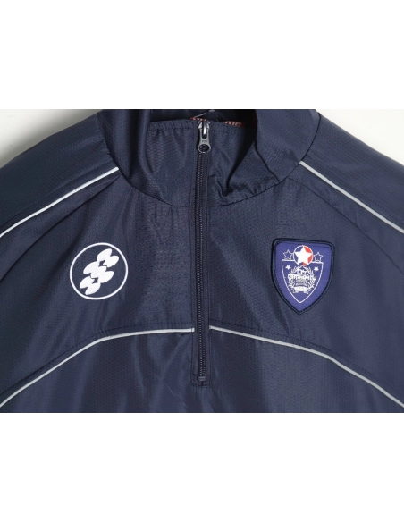 Supreme 3M reflective half-zip pullover jacket TSK1,Supreme