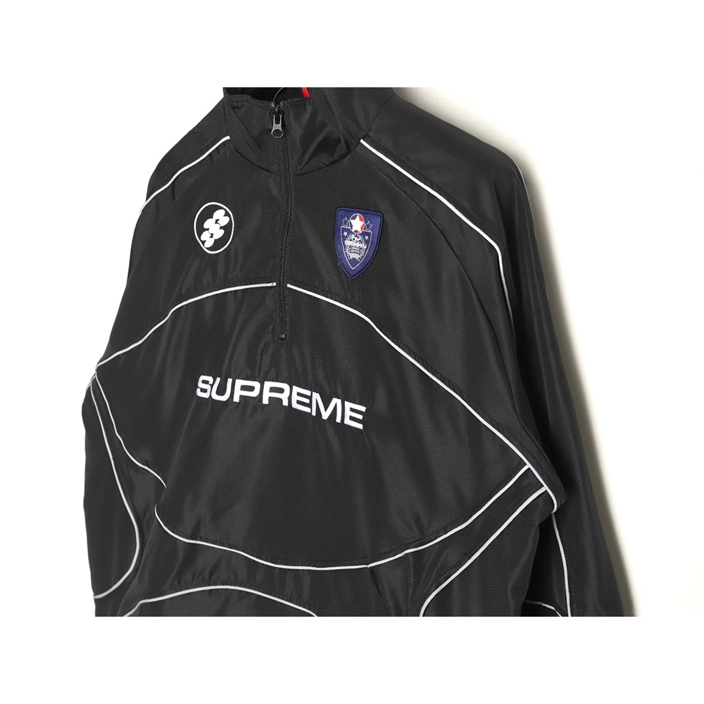 Supreme 3M reflective half-zip pullover jacket TSK2,Supreme