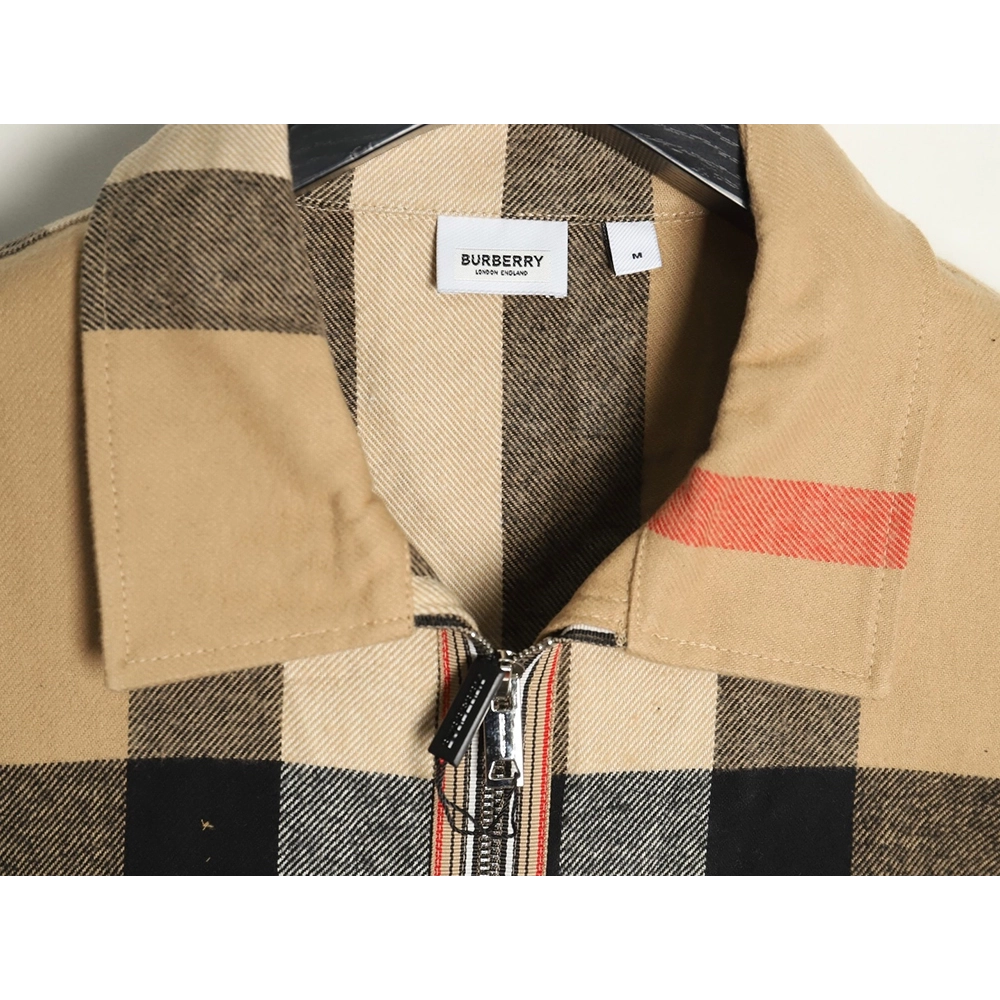Burberry large checkered shirt jacket,Burberry