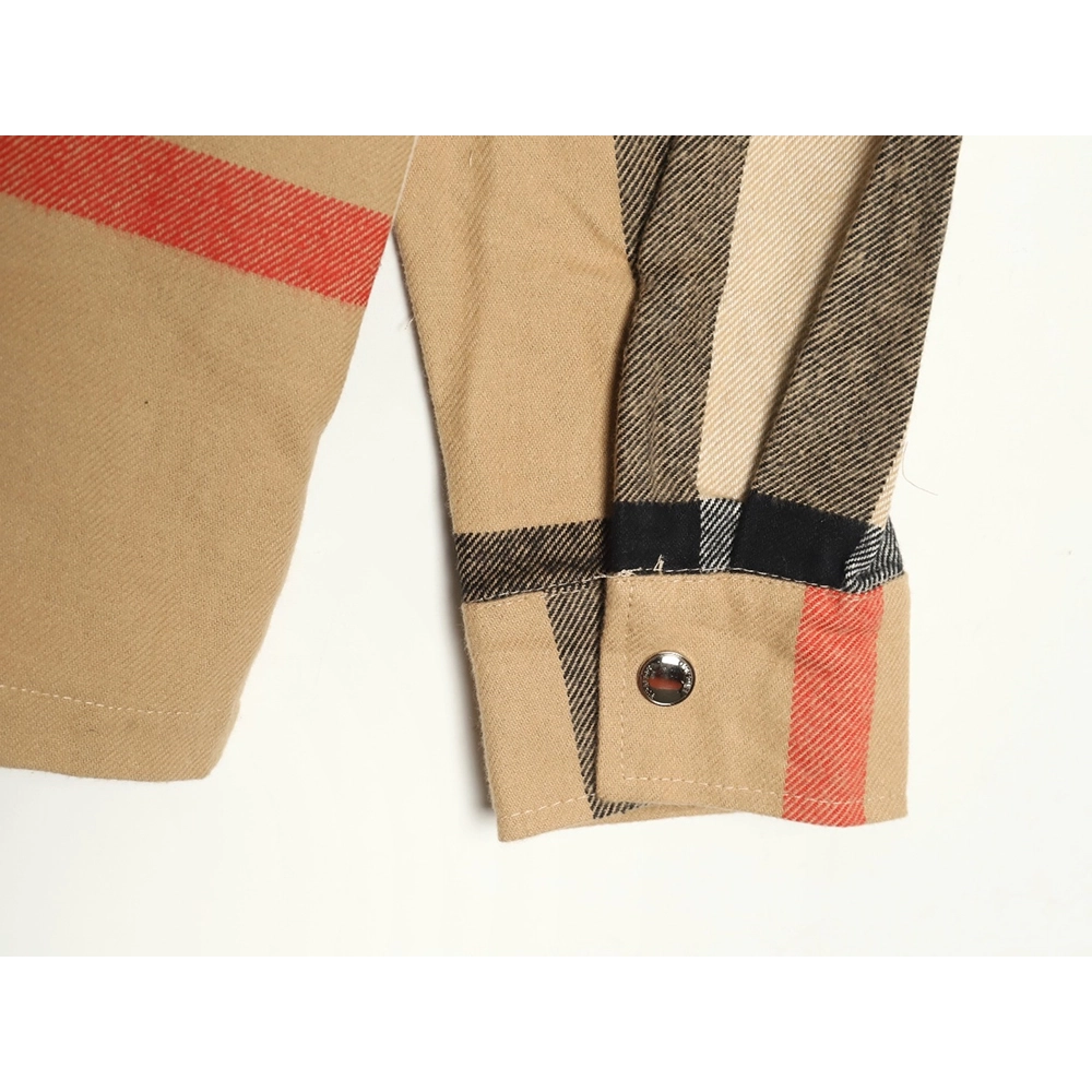 Burberry large checkered shirt jacket,Burberry