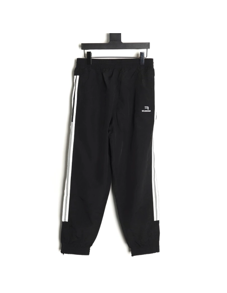 Balenciaga double hook embroidered colorblock trousers,Balenciaga