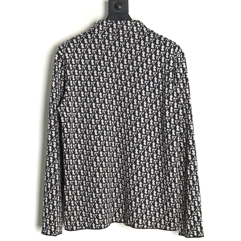 Dior monogram full print jacquard long sleeve shirt,Dior