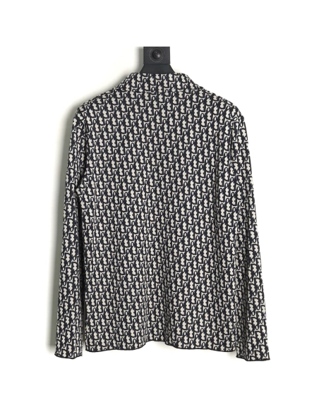 Dior monogram full print jacquard long sleeve shirt,Dior