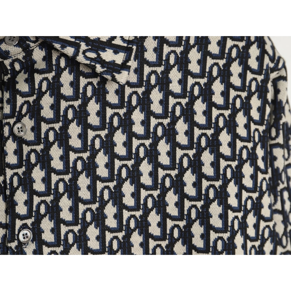 Dior monogram full print jacquard long sleeve shirt,Dior