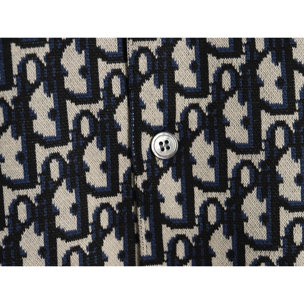 Dior monogram full print jacquard long sleeve shirt,Dior