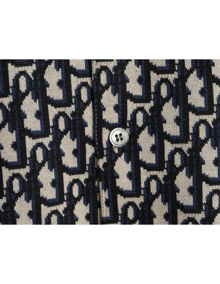 Dior monogram full print jacquard long sleeve shirt,Dior