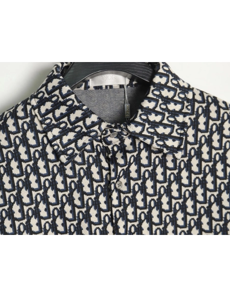 Dior monogram full print jacquard long sleeve shirt,Dior