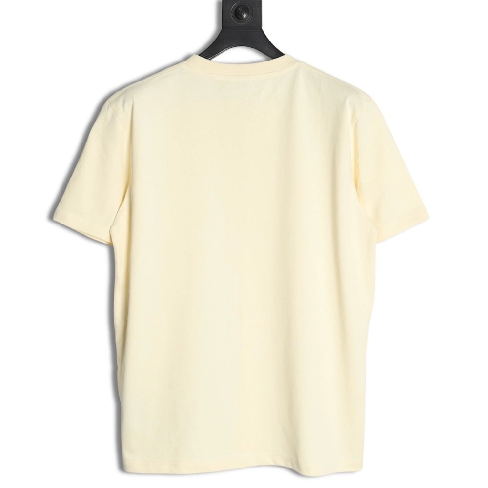 Dior cursive embroidered letters short-sleeved T-shirt TSK1,Burberry
