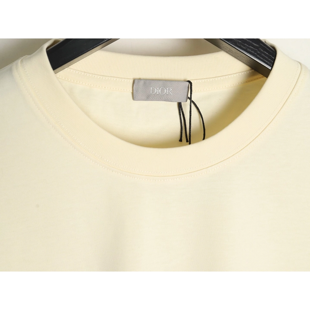 Dior cursive embroidered letters short-sleeved T-shirt TSK1,Burberry