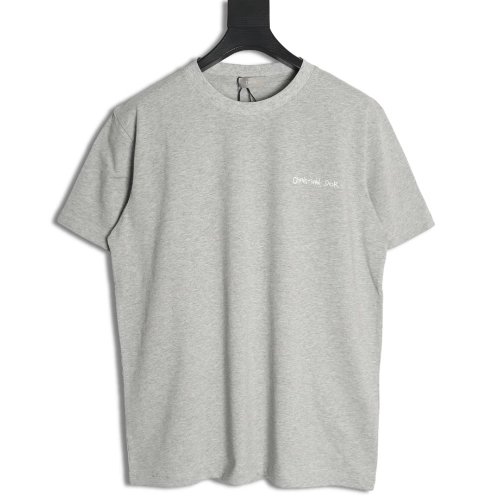 Dior cursive embroidered letters short-sleeved T-shirt TSK2,Burberry