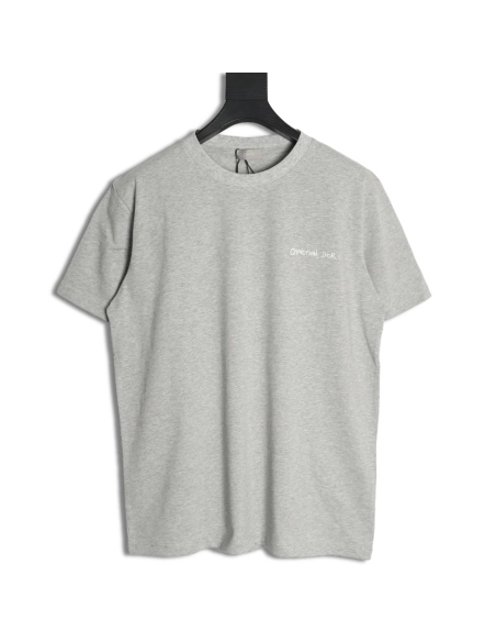 Dior cursive embroidered letters short-sleeved T-shirt TSK2,Burberry