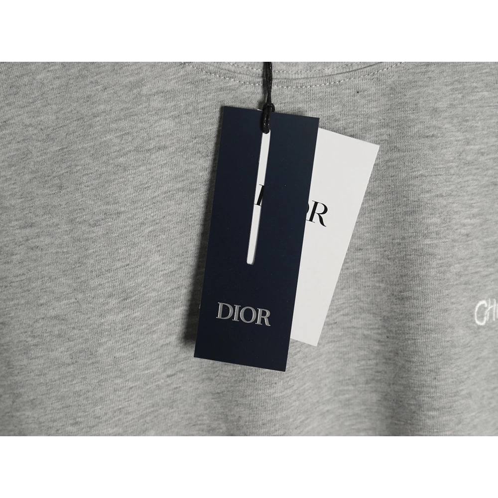 Dior cursive embroidered letters short-sleeved T-shirt TSK2,Burberry