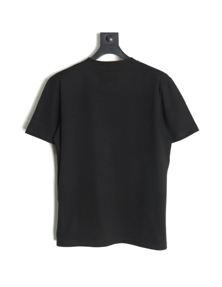 Dior cursive embroidered letters short-sleeved T-shirt TSK4,Burberry