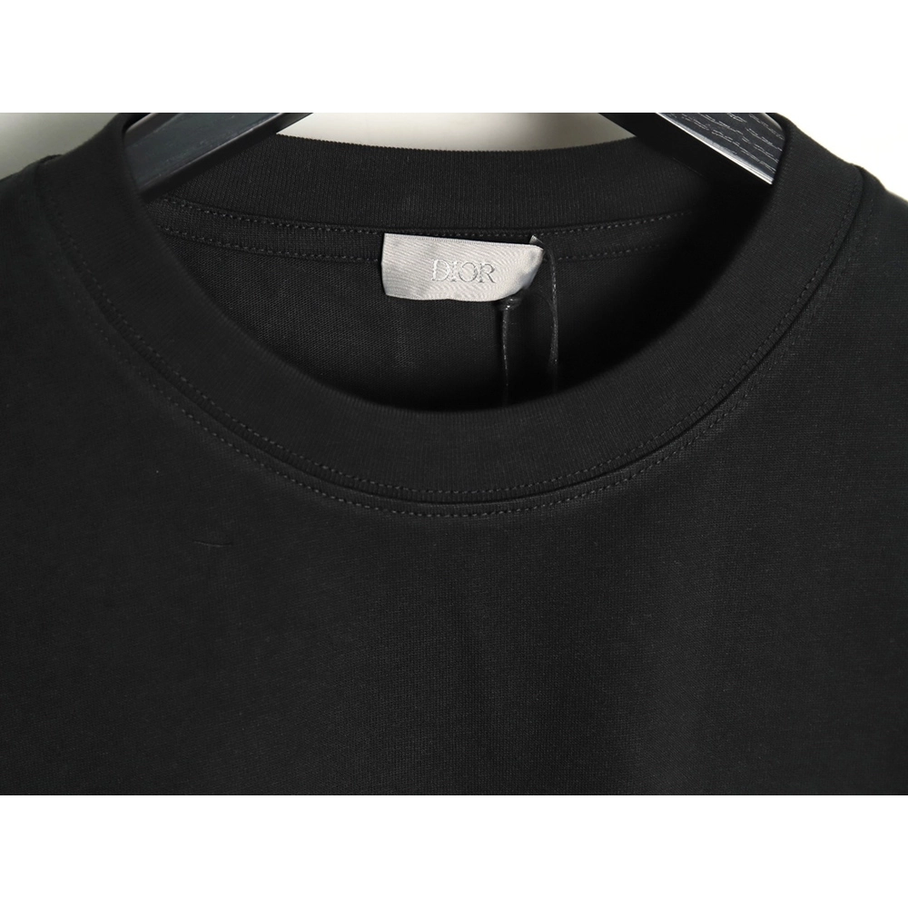 Dior cursive embroidered letters short-sleeved T-shirt TSK4,Burberry