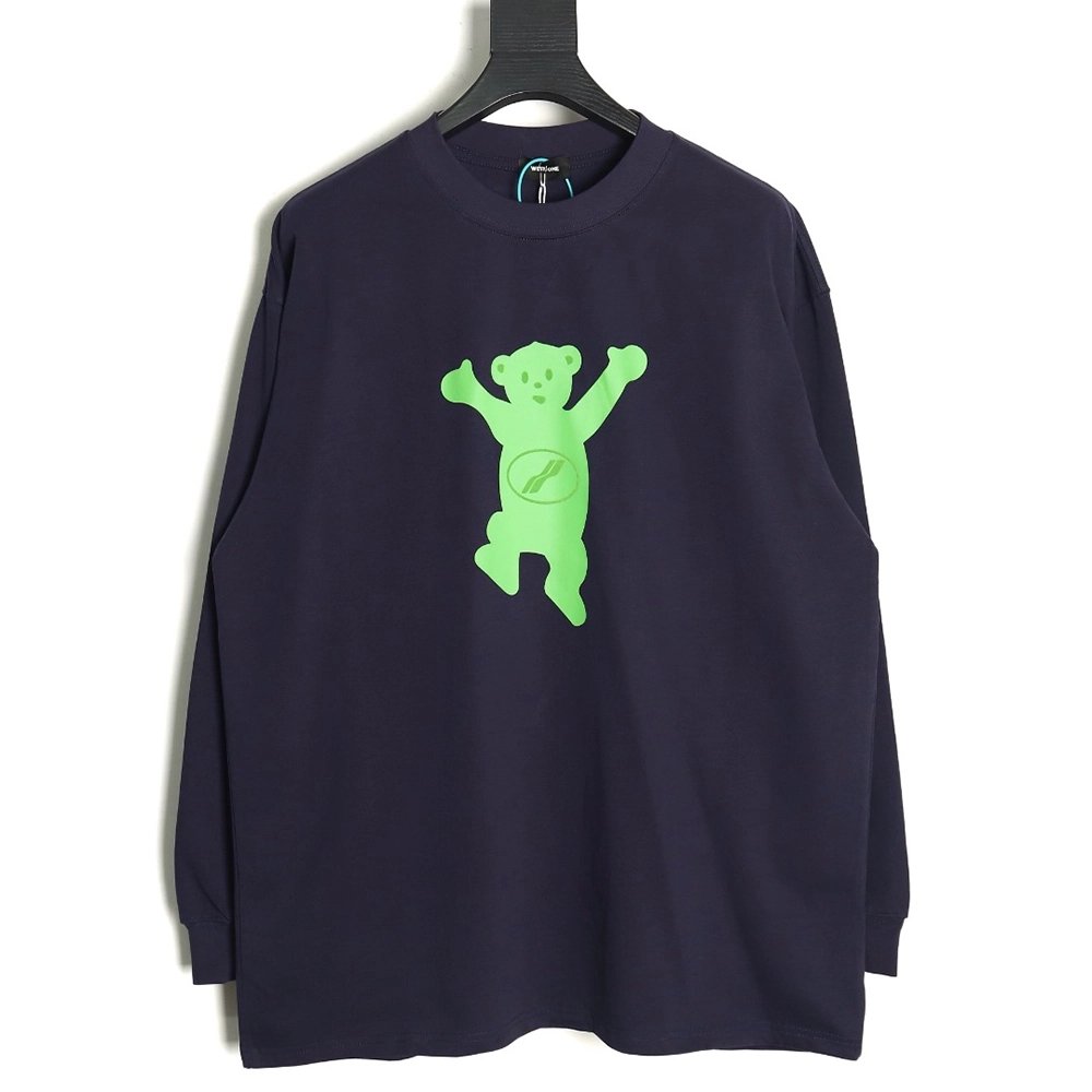 We11 Done Double-sided cute bear print long sleeves,We11done