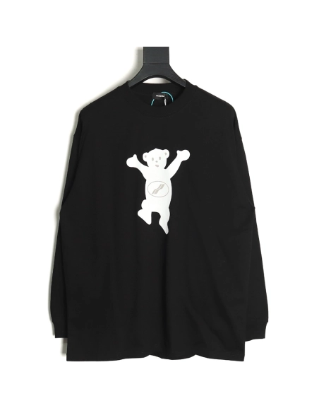 We11 Done Double-sided cute bear print long sleeves TSK1,We11done