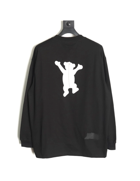 We11 Done Double-sided cute bear print long sleeves TSK1,We11done