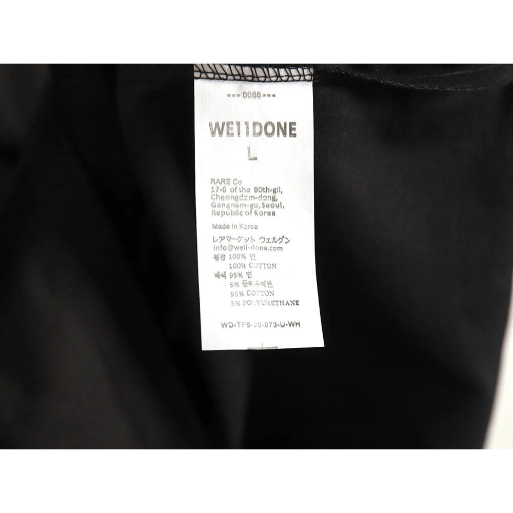 We11 Done Double-sided cute bear print long sleeves TSK1,We11done