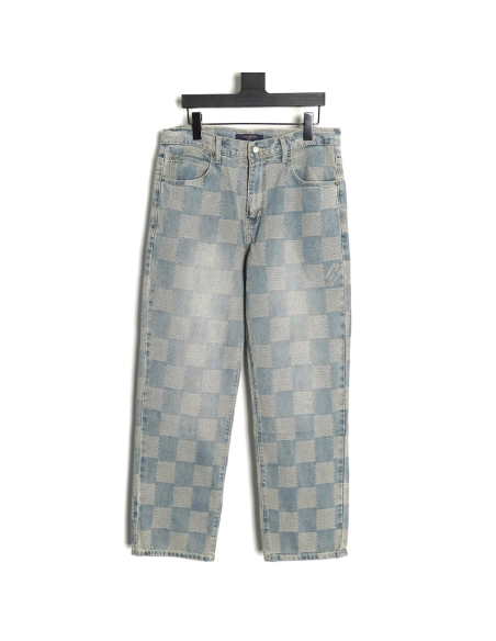 Louis Vuitton Checkerboard Jeans,Louis Vuitton