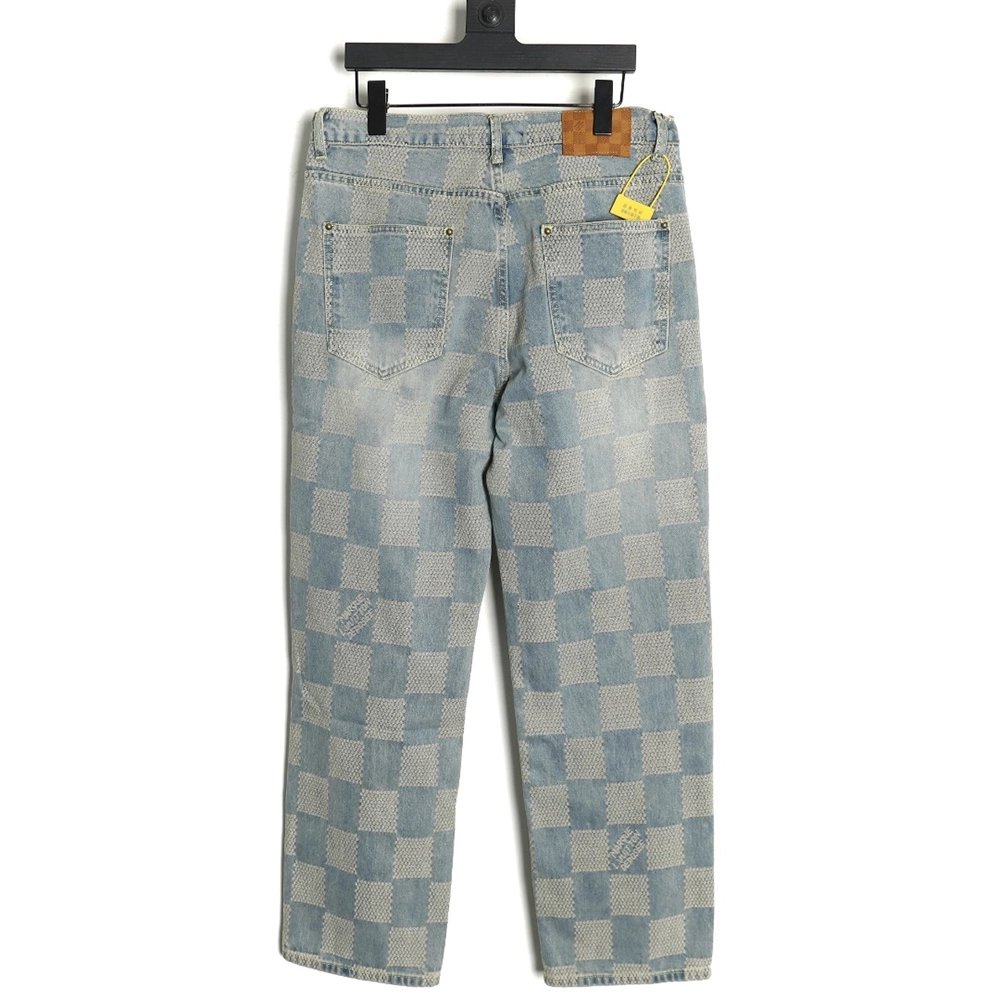 Louis Vuitton Checkerboard Jeans,Louis Vuitton