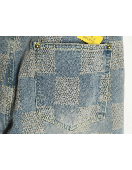 Louis Vuitton Checkerboard Jeans,Louis Vuitton