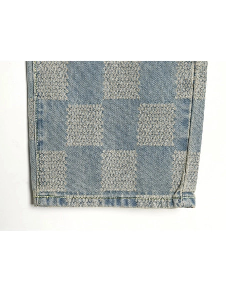 Louis Vuitton Checkerboard Jeans,Louis Vuitton