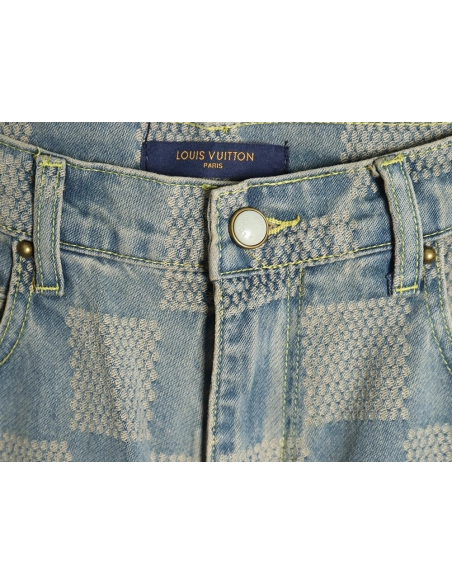 Louis Vuitton Checkerboard Jeans,Louis Vuitton