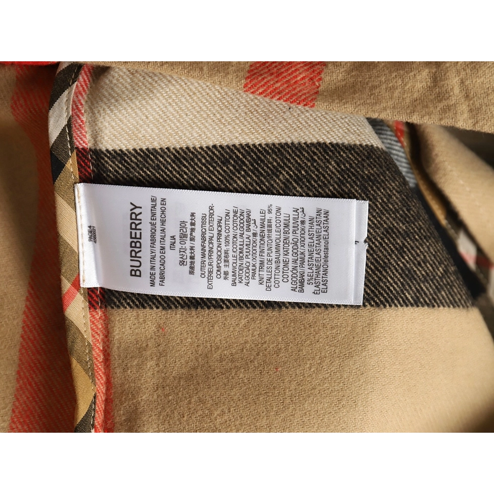 Burberry paneled plaid shirt jacket,Burberry