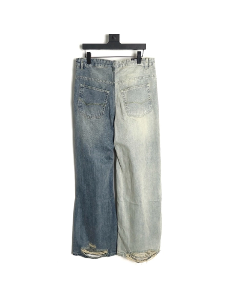 Balenciaga panelled denim trousers,Balenciaga