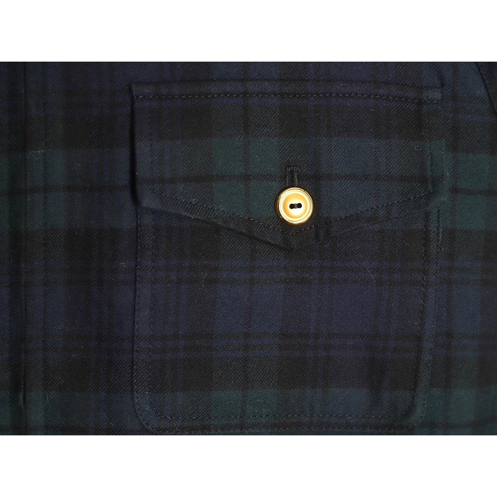 Miu Miu Green Check Wool Plaid Jacket,Miu Miu