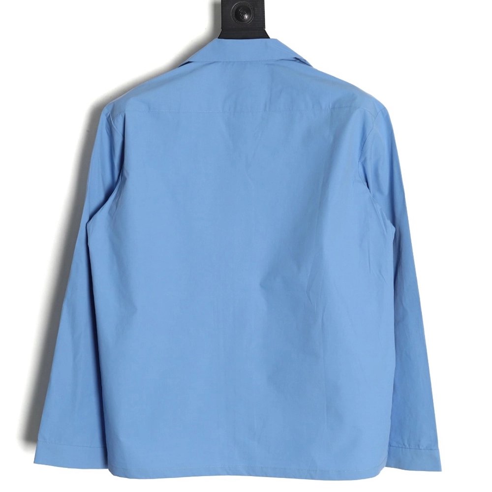 Miu Miu poplin pocket lapel long sleeve shirt TSK1,Miu Miu