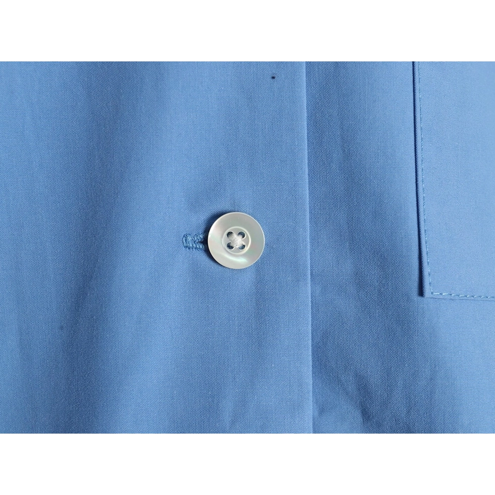 Miu Miu poplin pocket lapel long sleeve shirt TSK1,Miu Miu