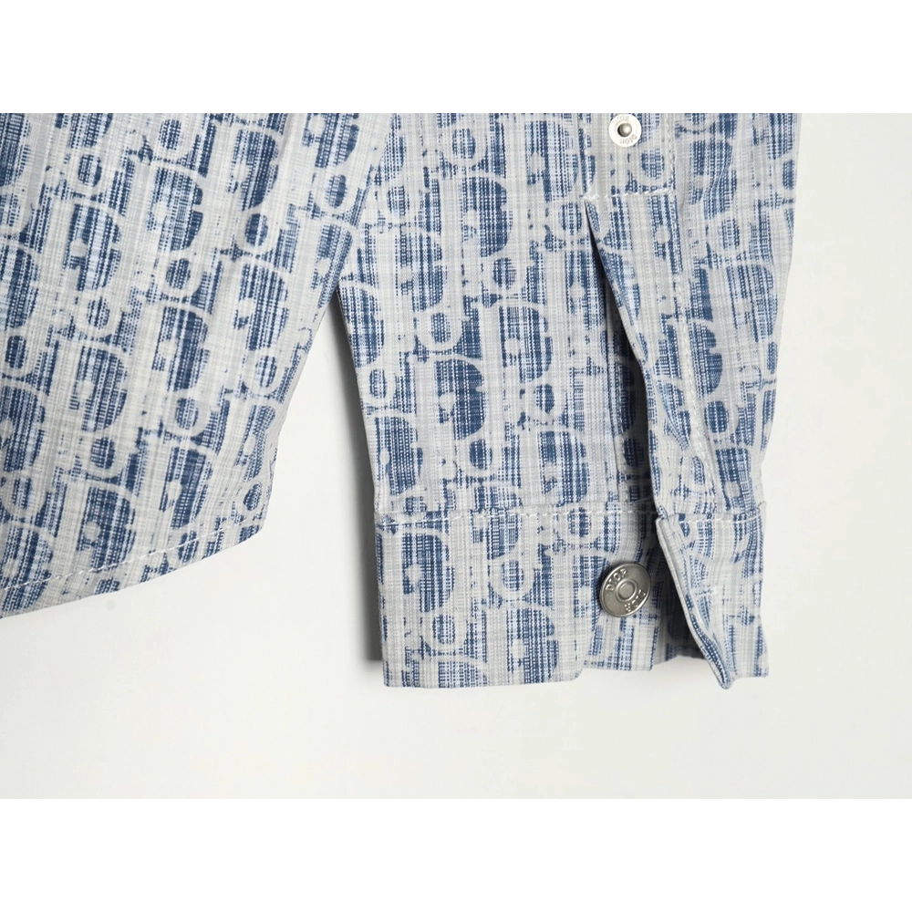 Dior classic all over print monogram denim shirt jacket,Dior