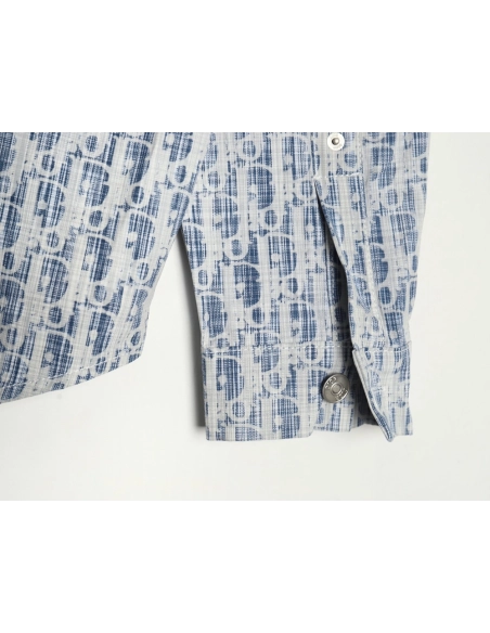 Dior classic all over print monogram denim shirt jacket,Dior